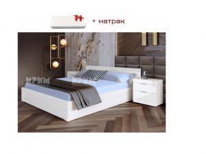 Спален комплект Сити 7046 + матрак Mebelisto.bg