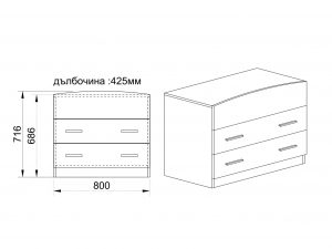 Скрин Сити 3067 Mebelisto.bg