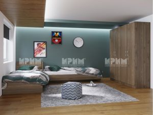 Спален комплект СИТИ 7066 90/200 в 3 цвята Mebelisto.bg