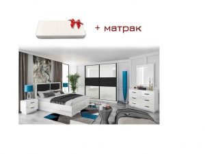 Спален комплект Белиса + матрак 160х200 Mebelisto.bg Спален комплект Белиса + матрак 160х200 Mebelisto.bg