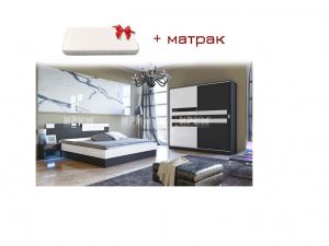 Спален комплект Сити 7022 + матрак 160х200 Mebelisto.bg Спален комплект Сити 7022 + матрак 160х200 Mebelisto.bg