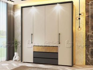 Гардероб КИНГ с LED осветление – 180 см. Mebelisto.bg